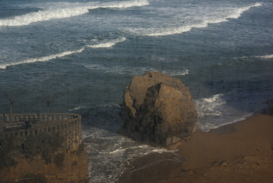 Biarritz, la plage, les rochers, les vagues…